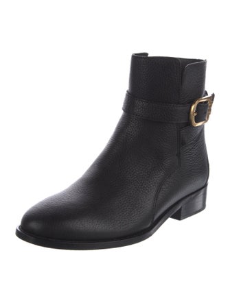 Tory Burch Leather Moto Boots