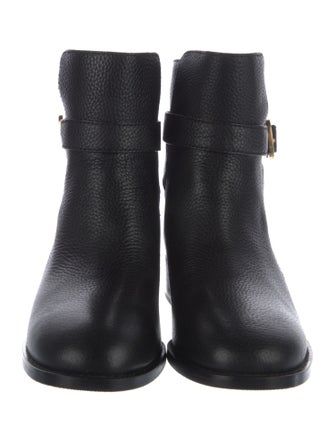 Tory Burch Leather Moto Boots