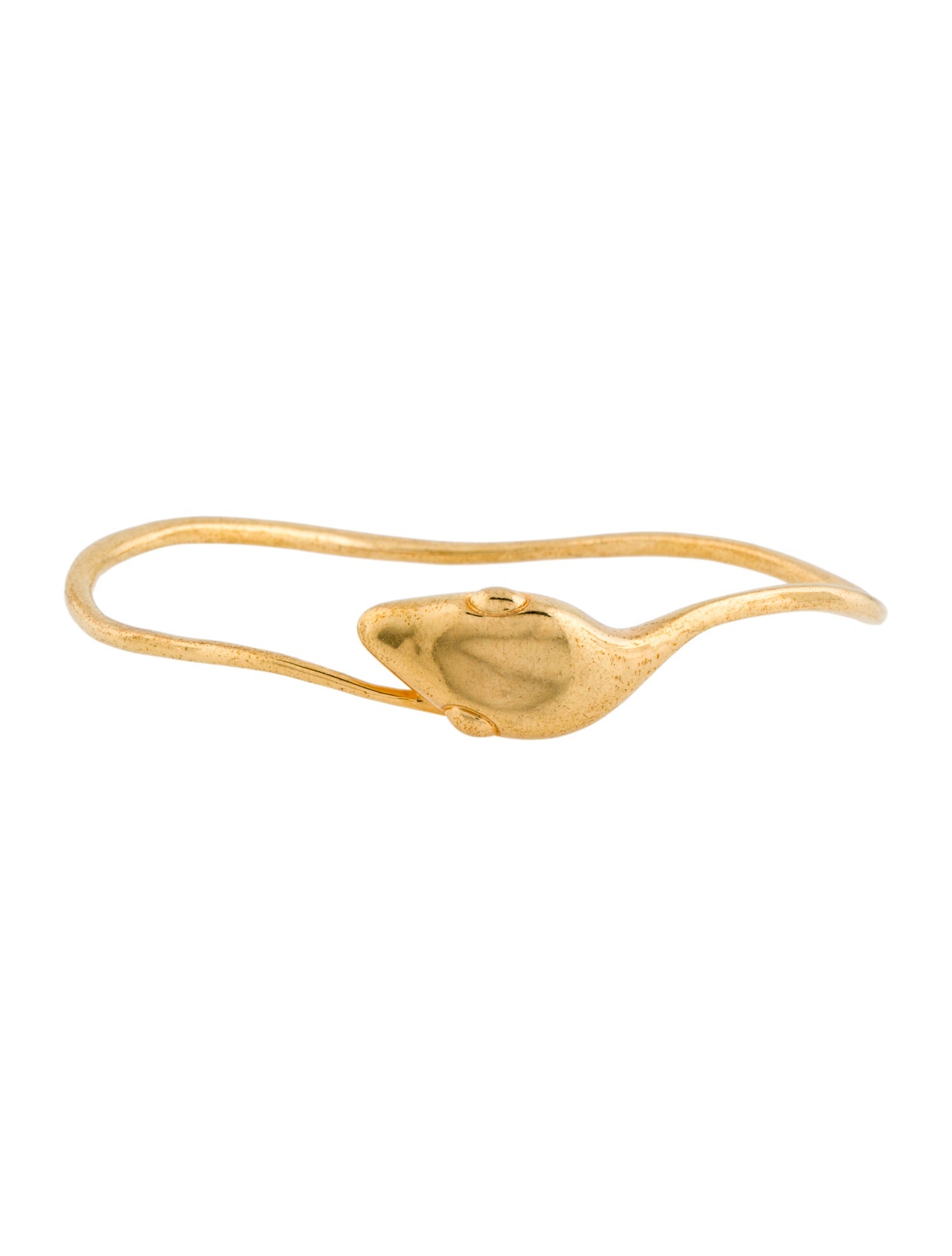 Tory Burch Serpent Head Bangle Bracelet