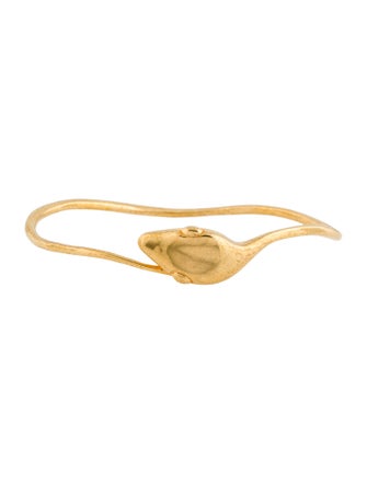 Tory Burch Serpent Head Bangle Bracelet