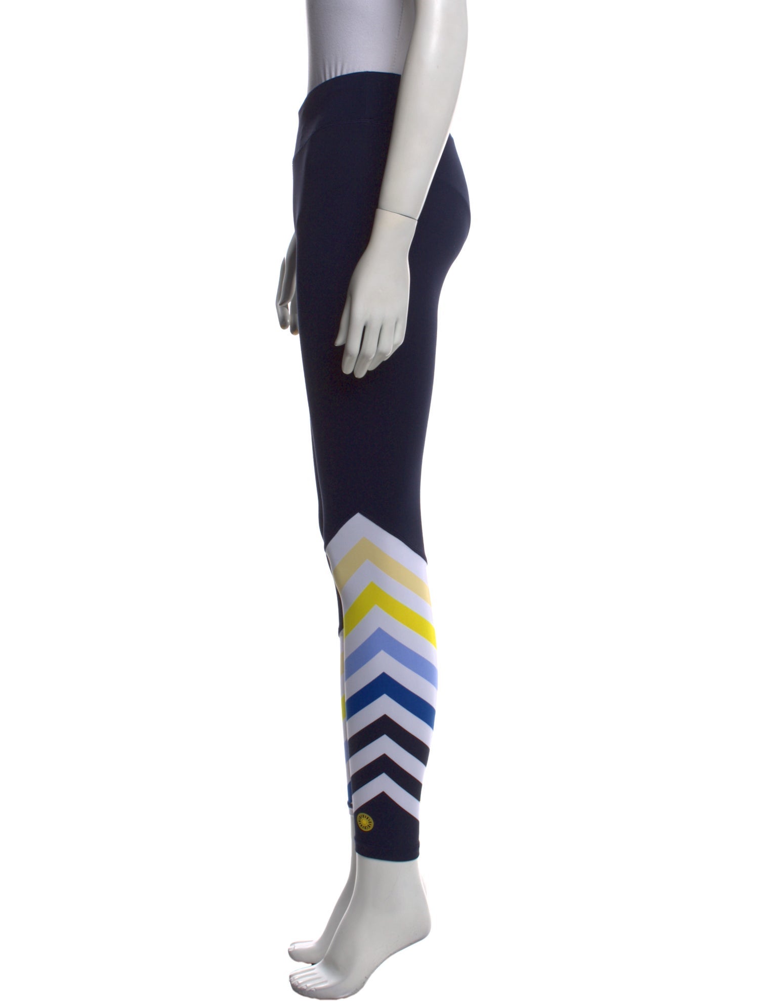 Tory Burch Striped Skinny Leg Pants