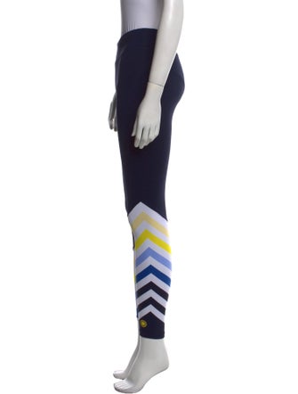 Tory Burch Striped Skinny Leg Pants