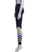 Tory Burch Striped Skinny Leg Pants