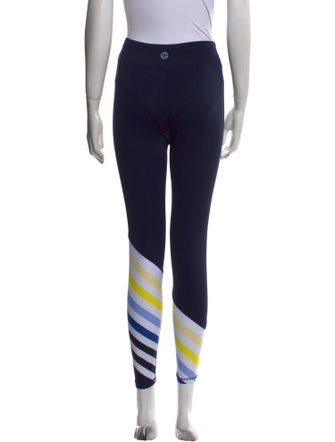 Tory Burch Striped Skinny Leg Pants