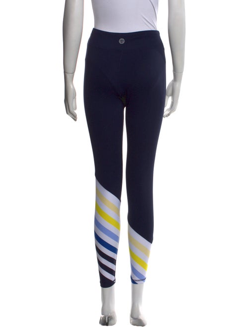 Tory Burch Striped Skinny Leg Pants