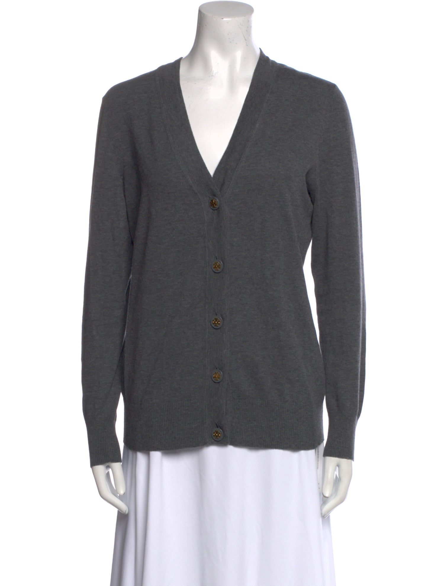 Tory Burch Merino Wool V-Neck Sweater