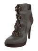 Tory Burch Leather Lace-Up Boots