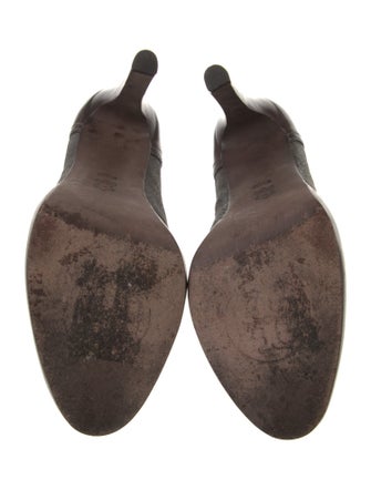 Tory Burch Leather Lace-Up Boots