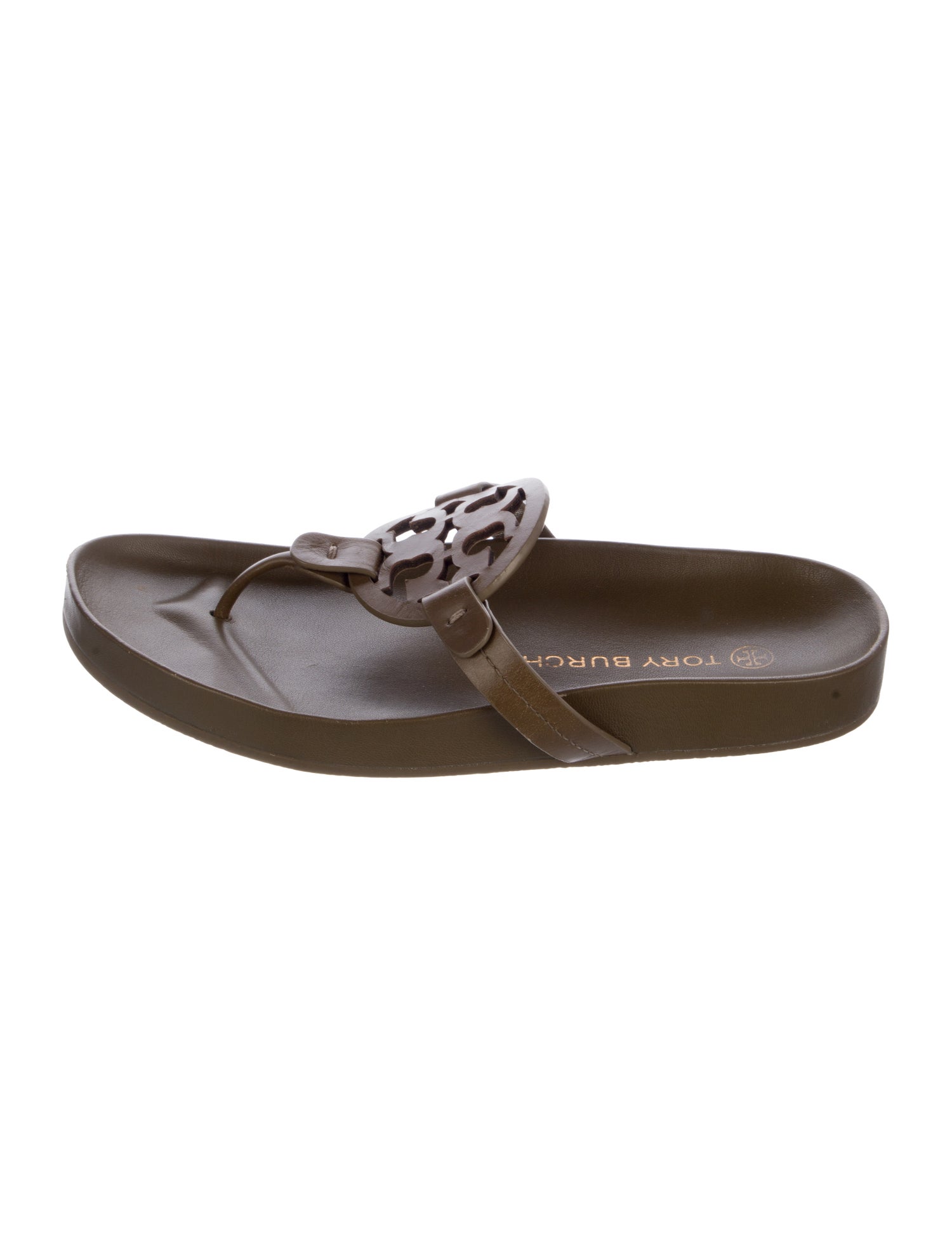 Tory Burch Leather Slides