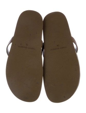 Tory Burch Leather Slides