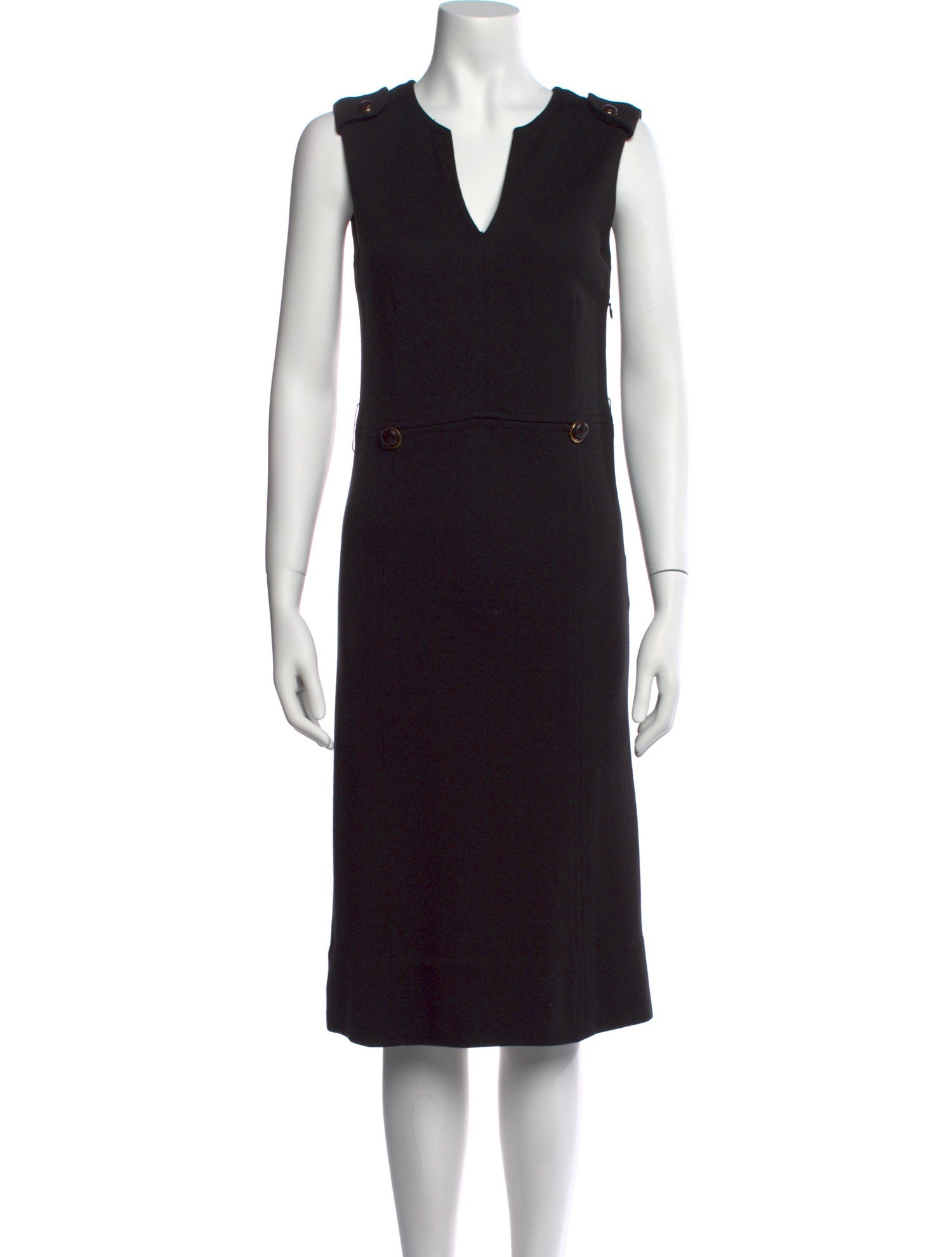 Tory Burch V-Neck Midi Length Dress