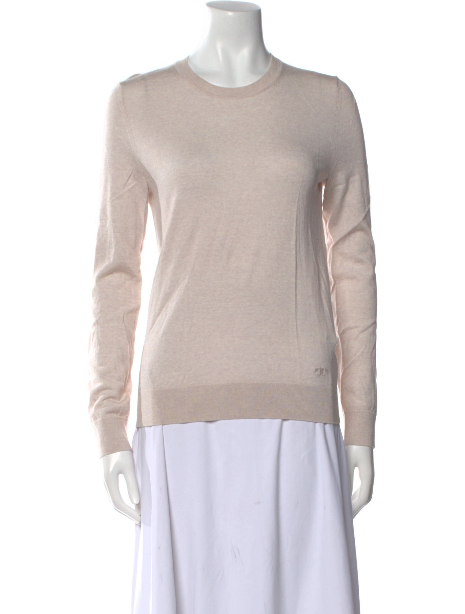 Tory Burch Merino Wool Crew Neck Sweater
