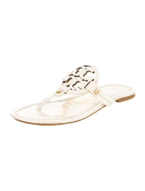 Tory Burch Patent Leather Flip Flops
