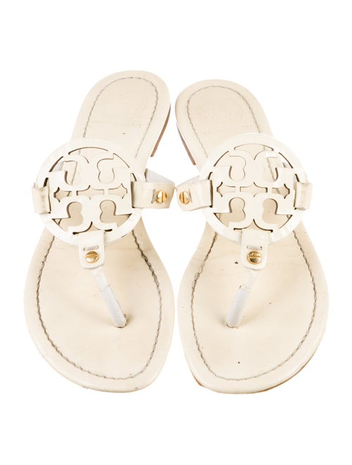 Tory Burch Patent Leather Flip Flops