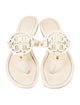 Tory Burch Patent Leather Flip Flops