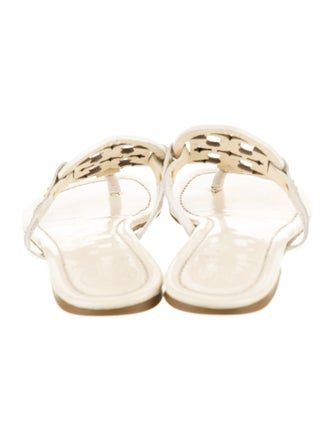 Tory Burch Patent Leather Flip Flops
