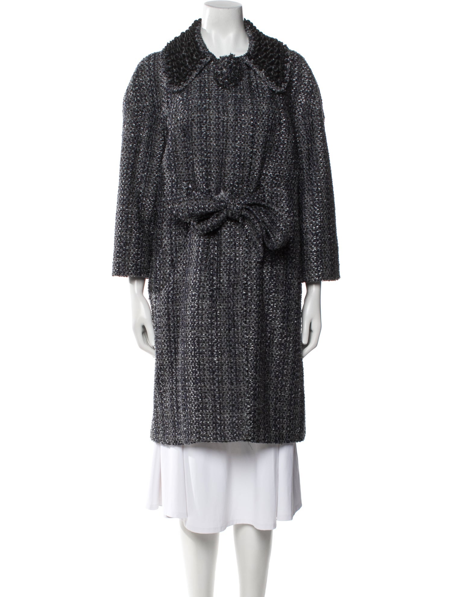 Tory Burch Tweed Pattern Coat