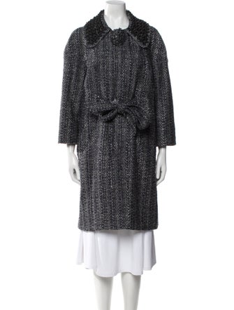 Tory Burch Tweed Pattern Coat