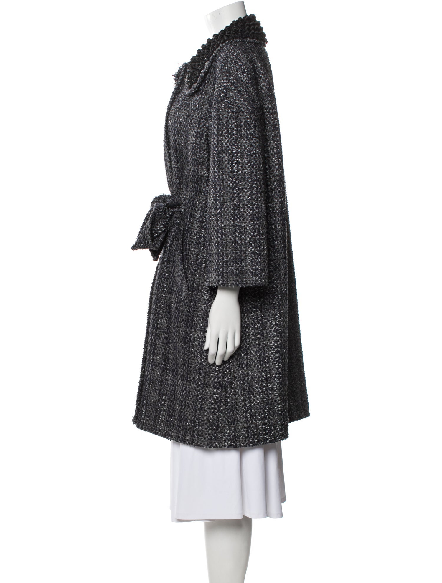 Tory Burch Tweed Pattern Coat