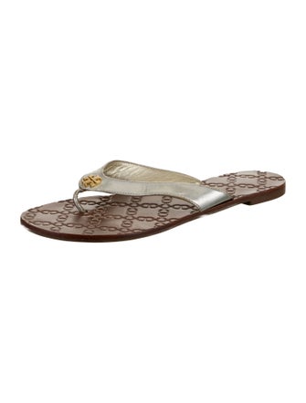 Tory Burch Leather Flip Flops