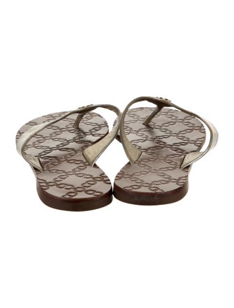 Tory Burch Leather Flip Flops