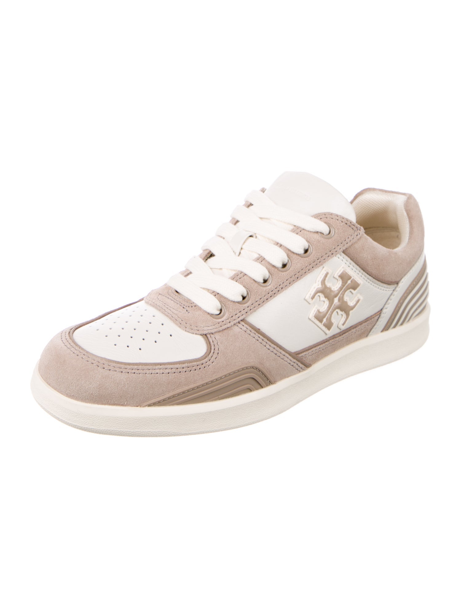 Tory Burch Leather Printed Sneakers