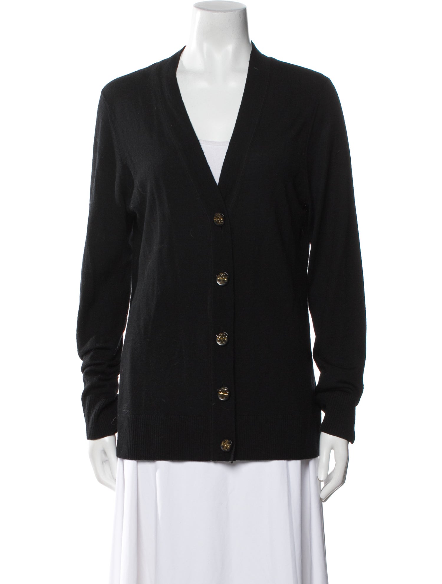 Tory Burch Merino Wool V-Neck Sweater