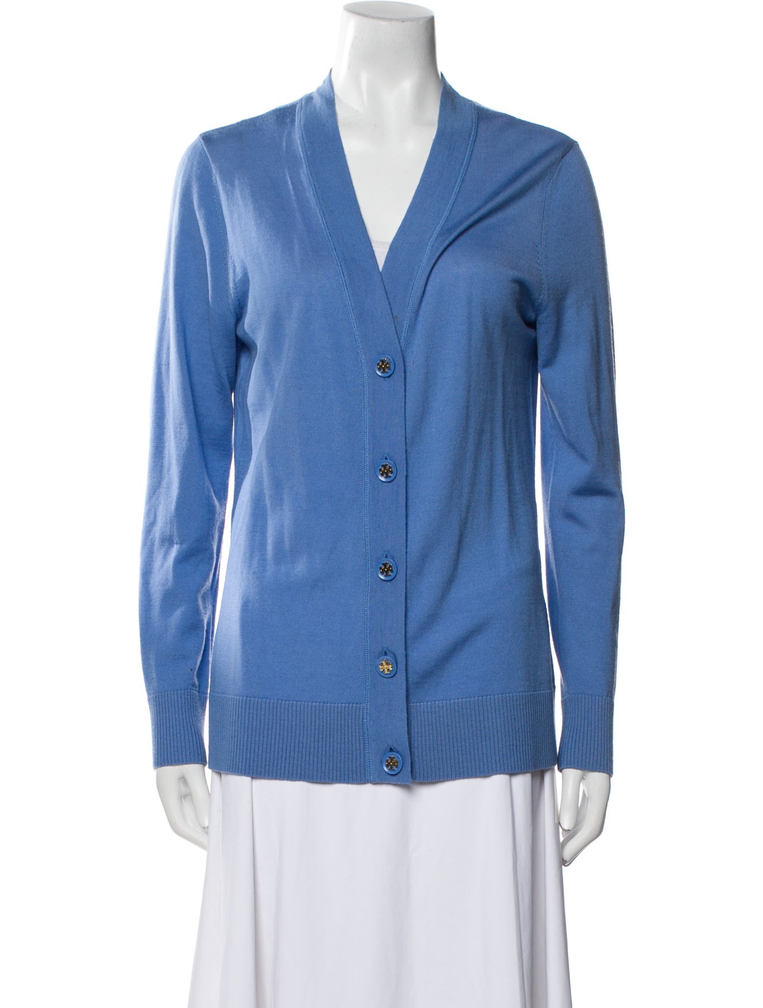 Tory Burch Merino Wool V-Neck Sweater