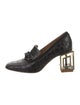 Tory Burch Embossed Leather Pumps