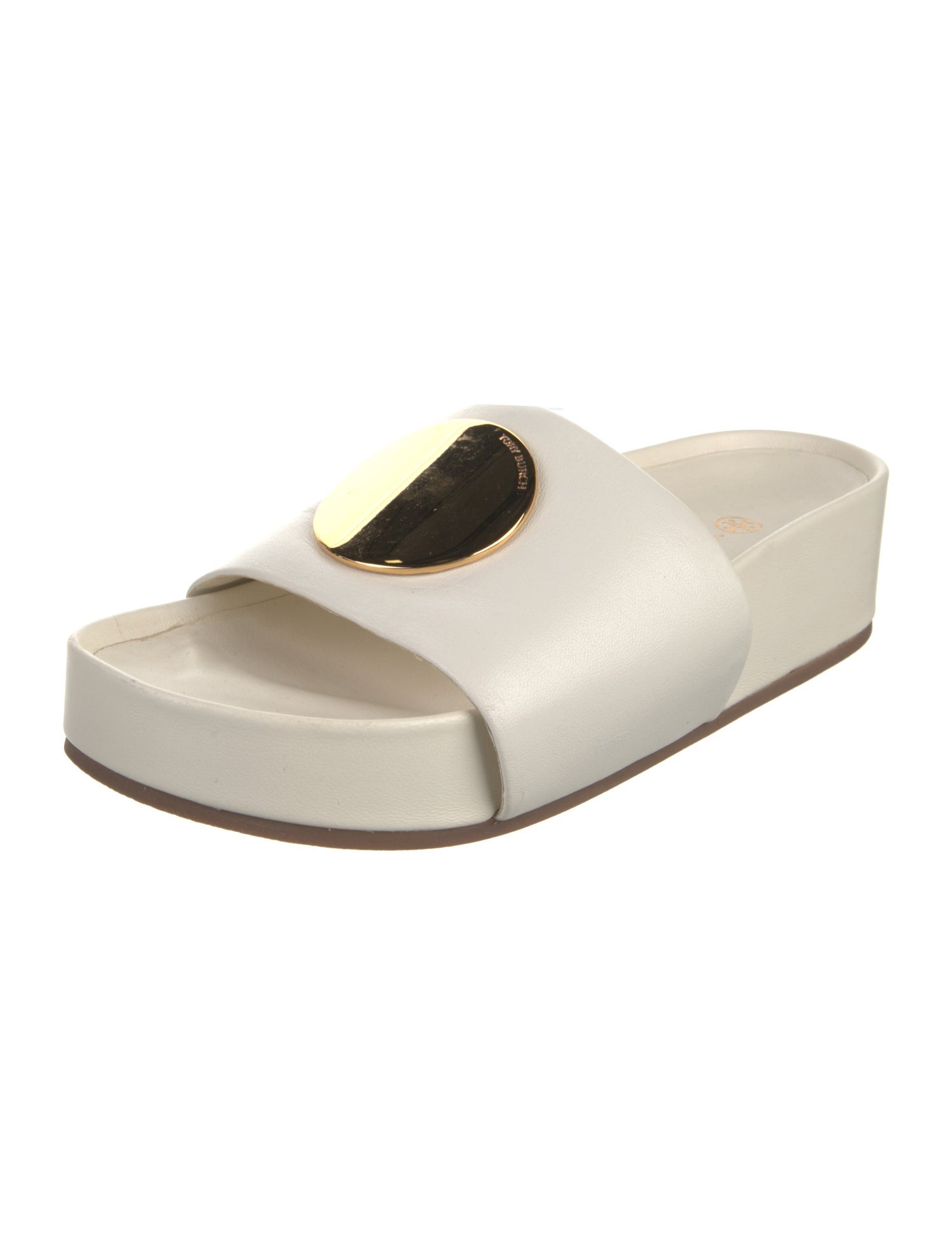 Tory Burch Leather Slides