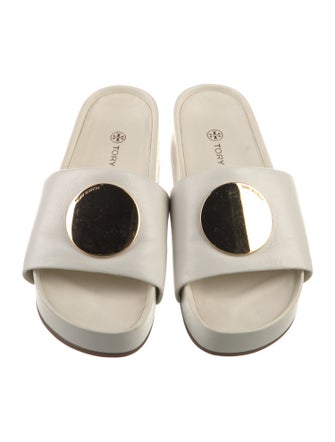 Tory Burch Leather Slides