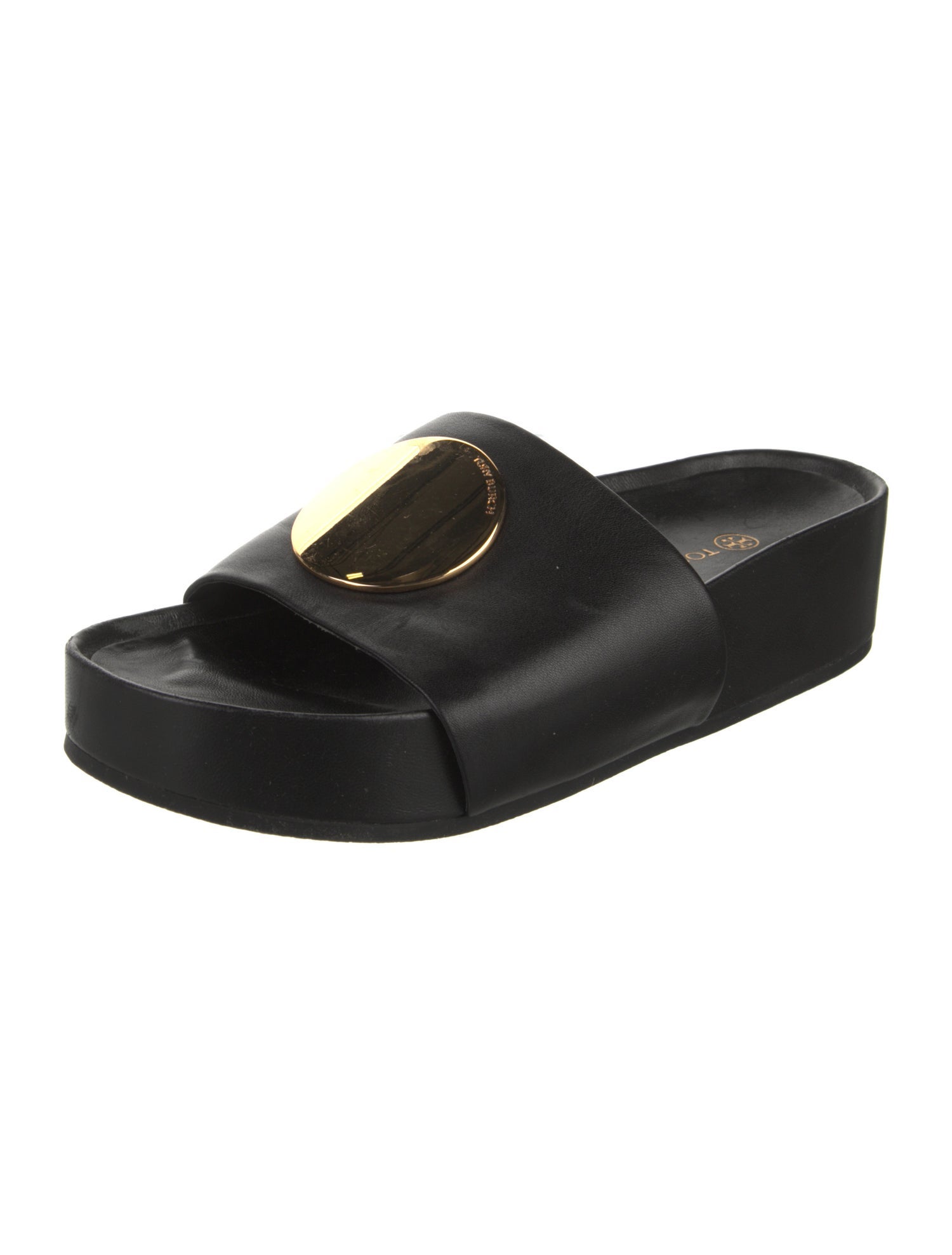 Tory Burch Leather Slides