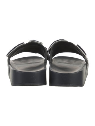 Tory Burch Leather Printed Slides