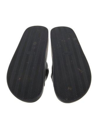 Tory Burch Leather Printed Slides