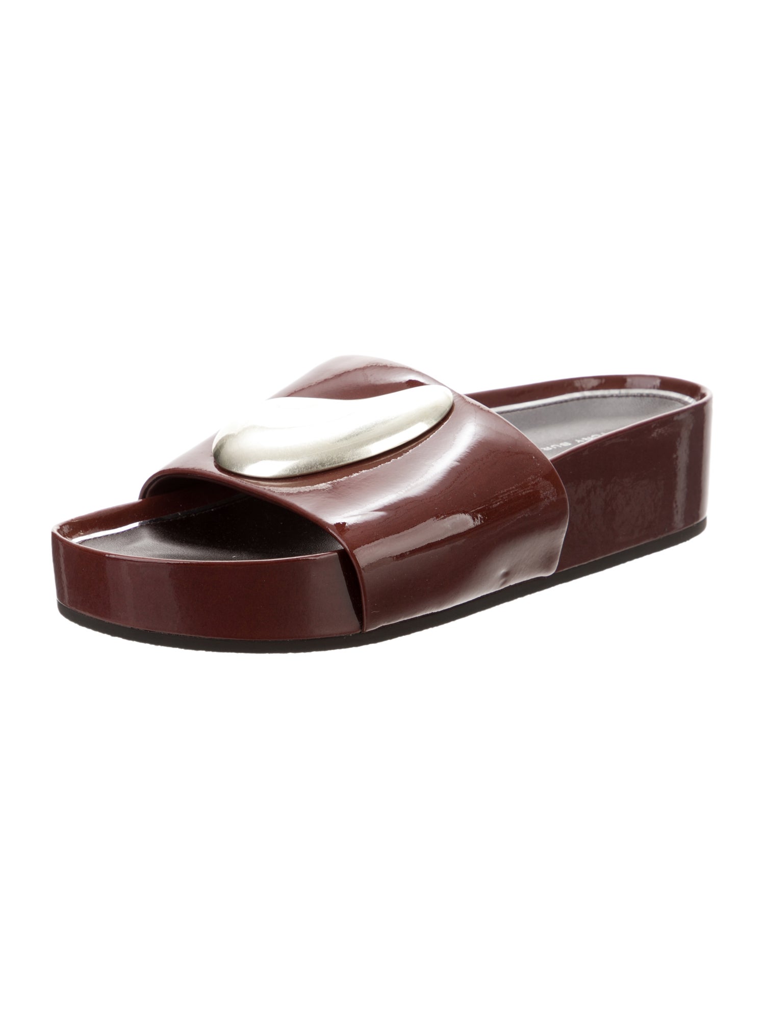 Tory Burch Patent Leather Slides