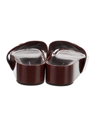 Tory Burch Patent Leather Slides