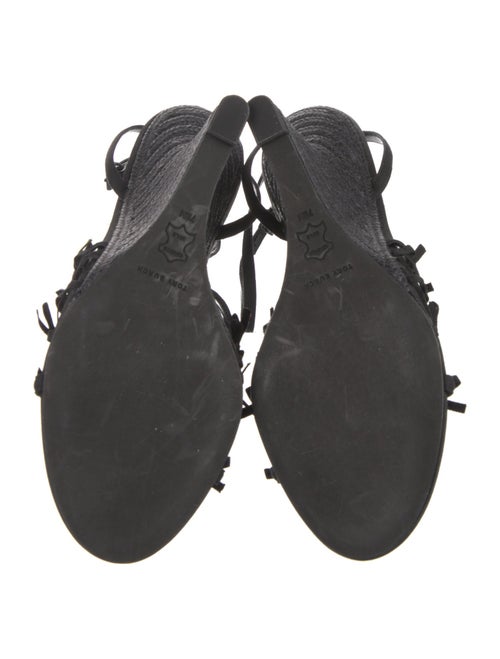 Tory Burch Leather Bow Accents Slingback Sandals