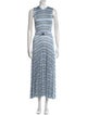 Tory Burch Printed Long Dress
