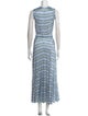 Tory Burch Printed Long Dress
