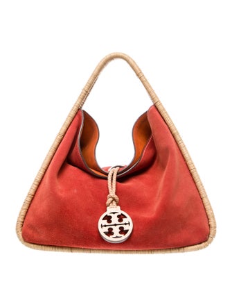 Tory Burch Suede Top Handle Bag
