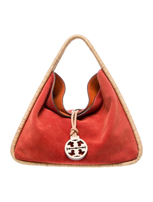 Tory Burch Suede Top Handle Bag