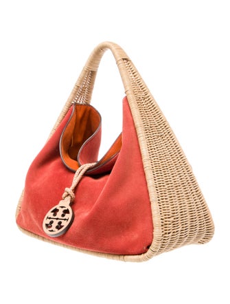 Tory Burch Suede Top Handle Bag