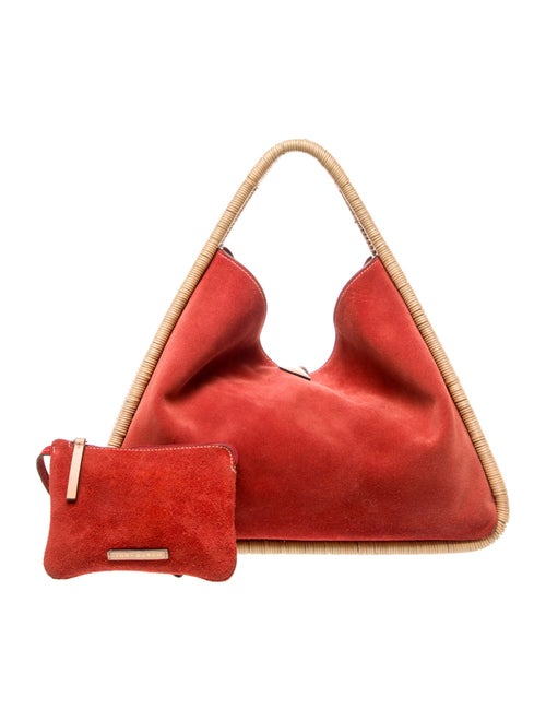 Tory Burch Suede Top Handle Bag