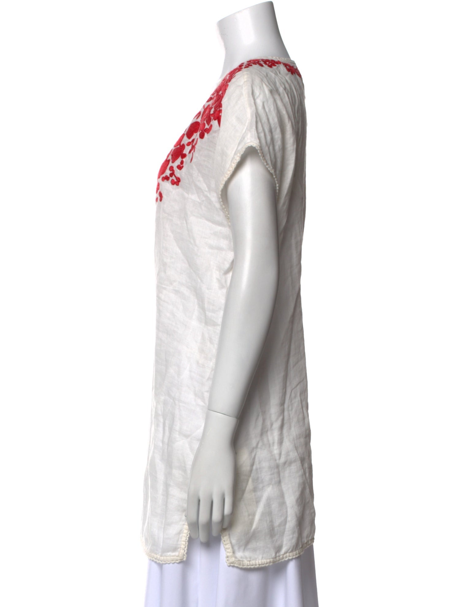 Tory Burch Linen Printed Tunic