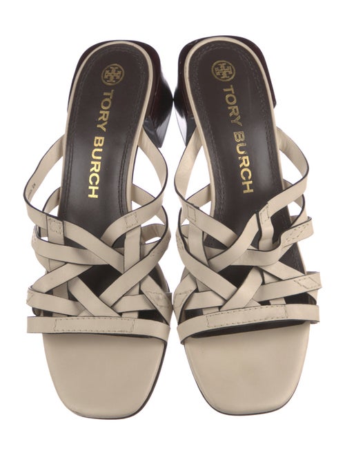 Tory Burch Leather Slides