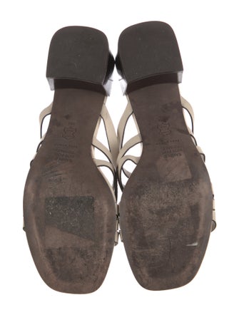 Tory Burch Leather Slides