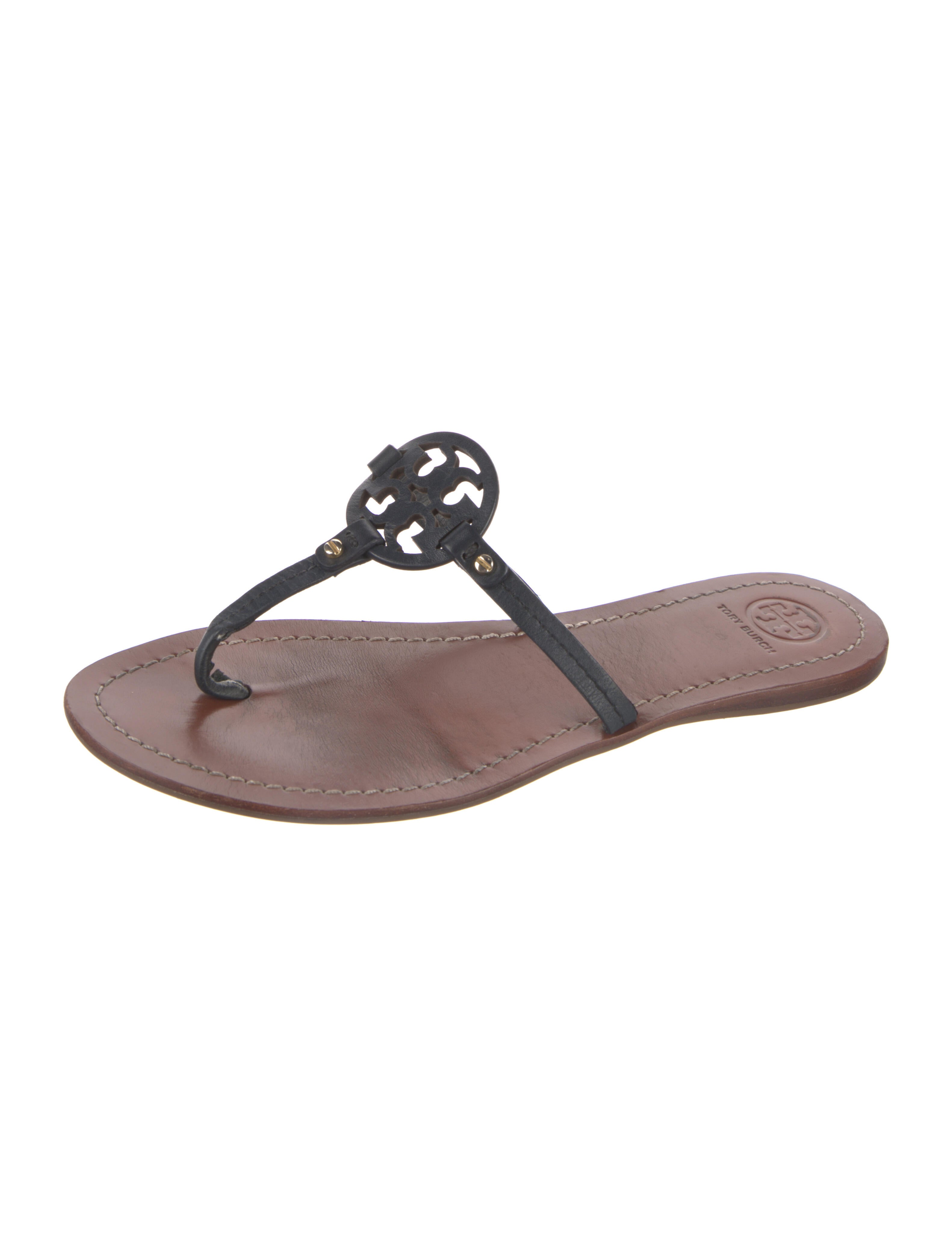 Tory Burch Leather Slides