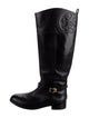 Tory Burch Leather Riding Boots