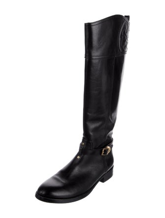 Tory Burch Leather Riding Boots