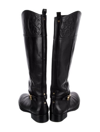 Tory Burch Leather Riding Boots
